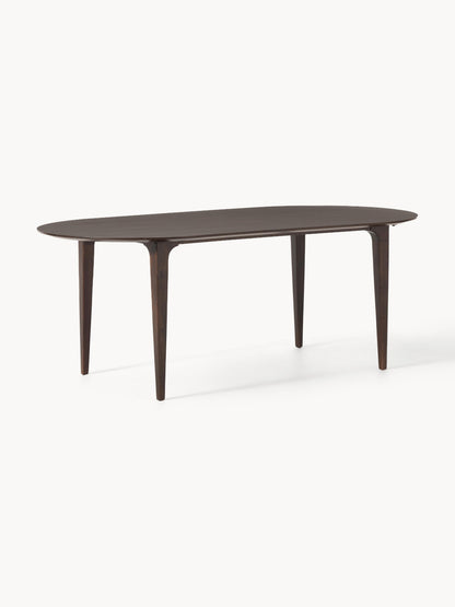 Archveny Oval Mango Wood Dining Table, 200 x 100 cm