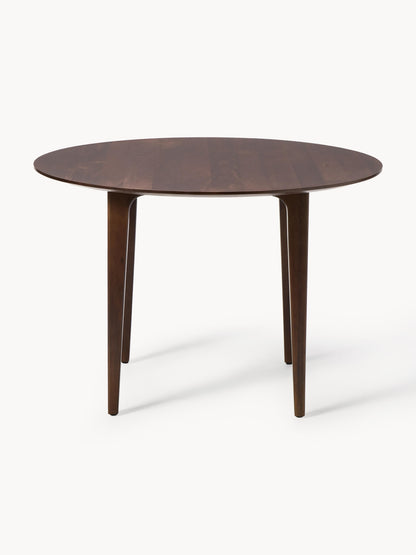 Archveny Round Mango Wood Dining Table, Ø 110 cm