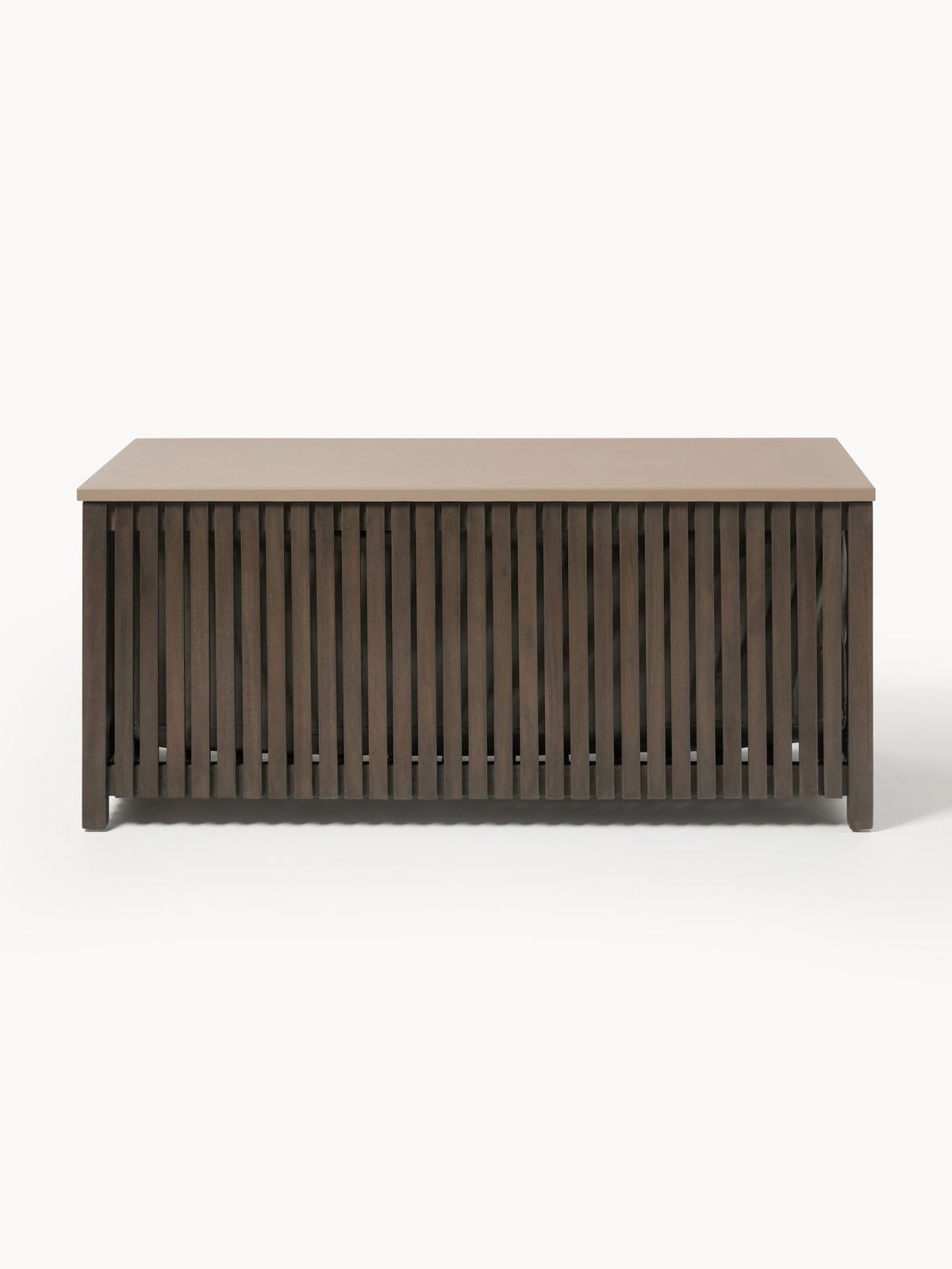 Arkmaeve Garden Storage Box in Acacia Wood with Insert, W 129 cm