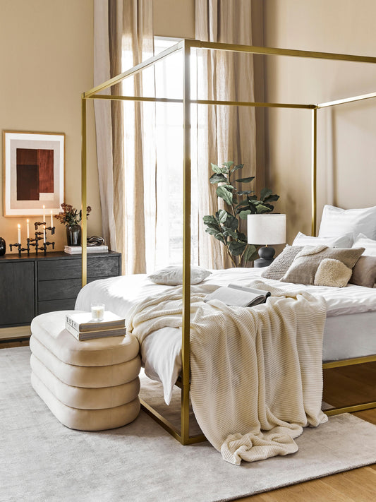 Belmwyre Metal Four-Poster Bed