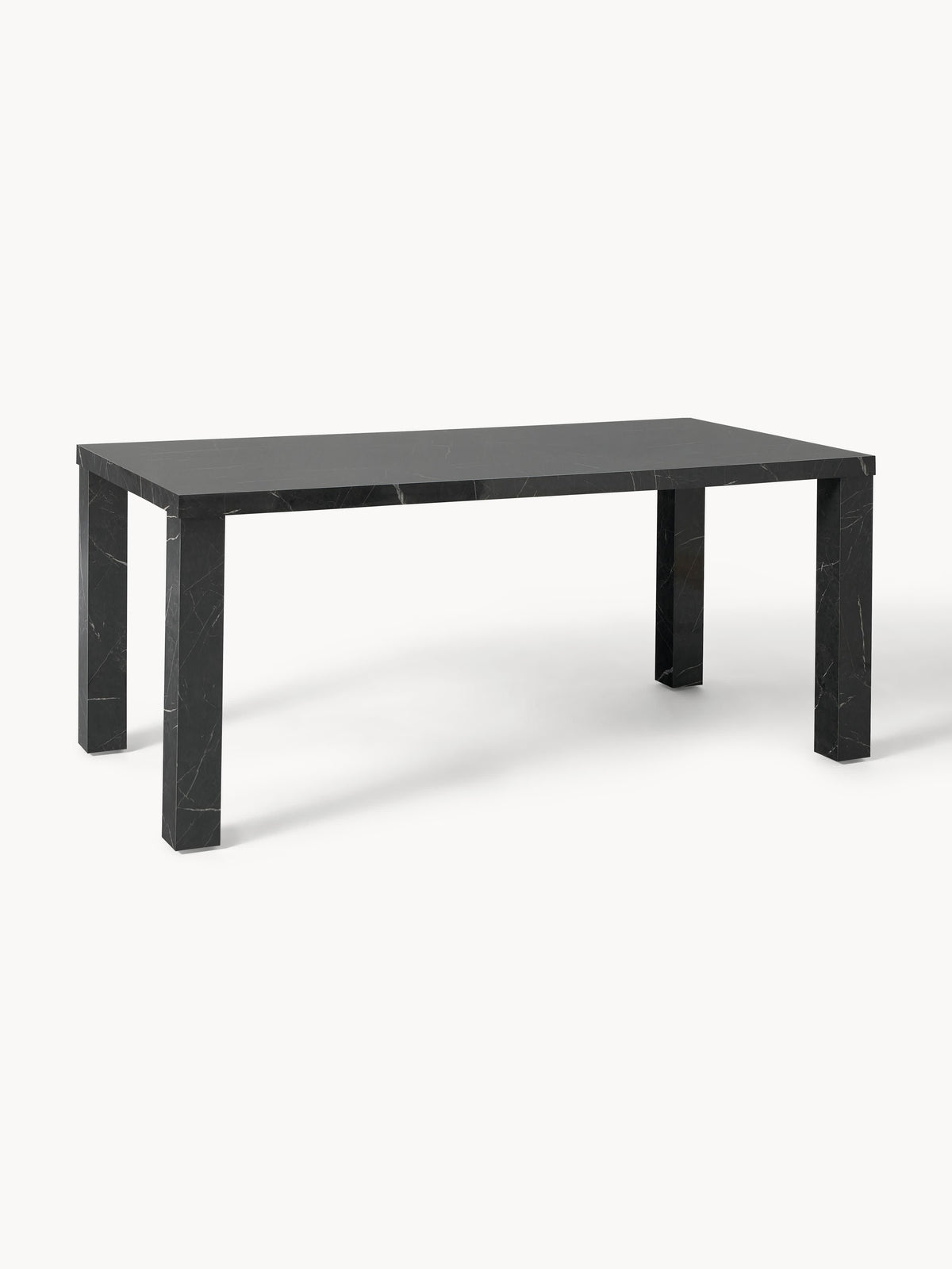 Carlmaith Dining Table, Marble Look, 180 x 90 cm