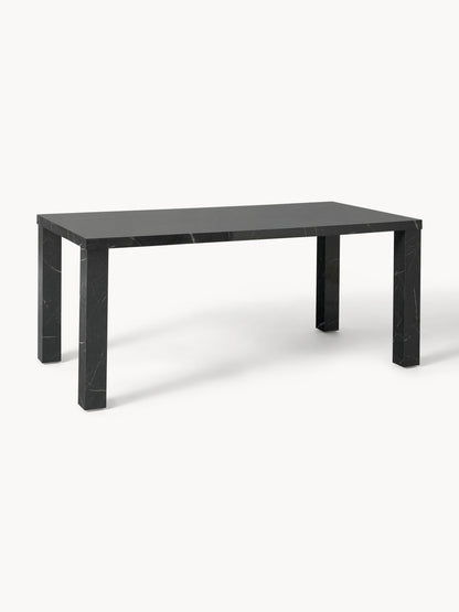 Carlmaith Dining Table, Marble Look, 180 x 90 cm
