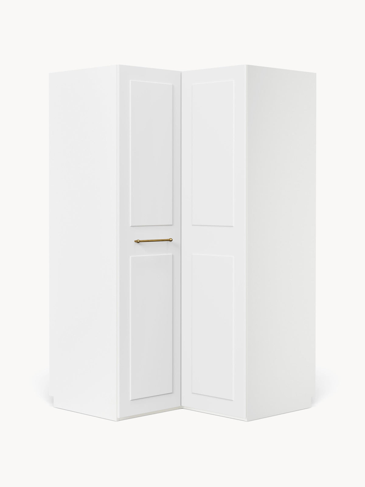 Charlmaven Modular Corner Wardrobe, 115 cm Wide