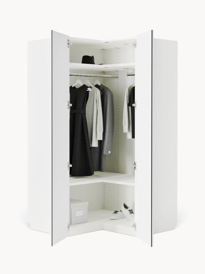 Charlmaven Modular Corner Wardrobe, 115 cm Wide