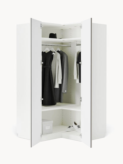Charlmaven Modular Corner Wardrobe, 115 cm Wide