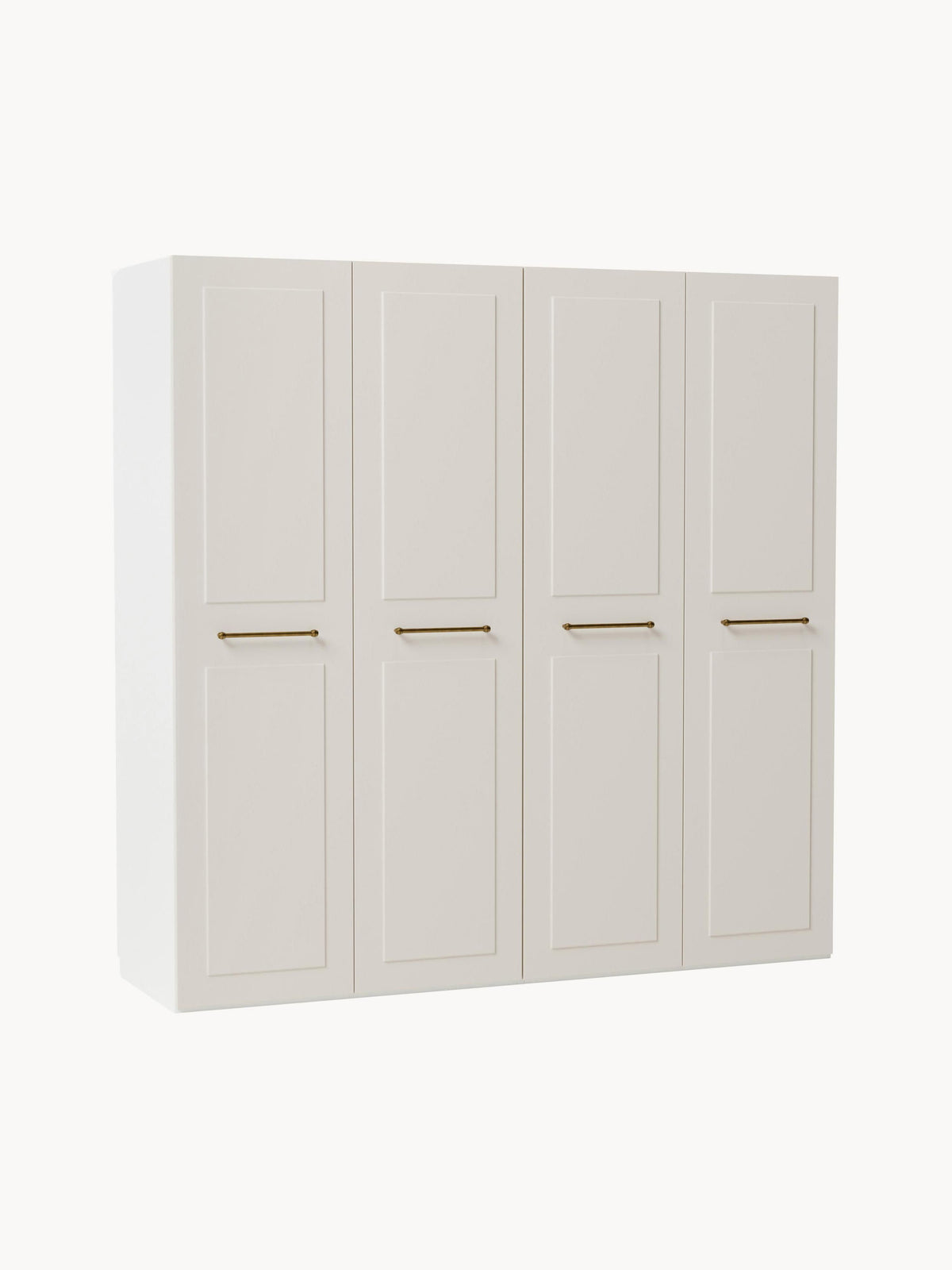 Charlmaven Modular Hinged-Door Wardrobe, 200 cm Wide, in Various Sizes
