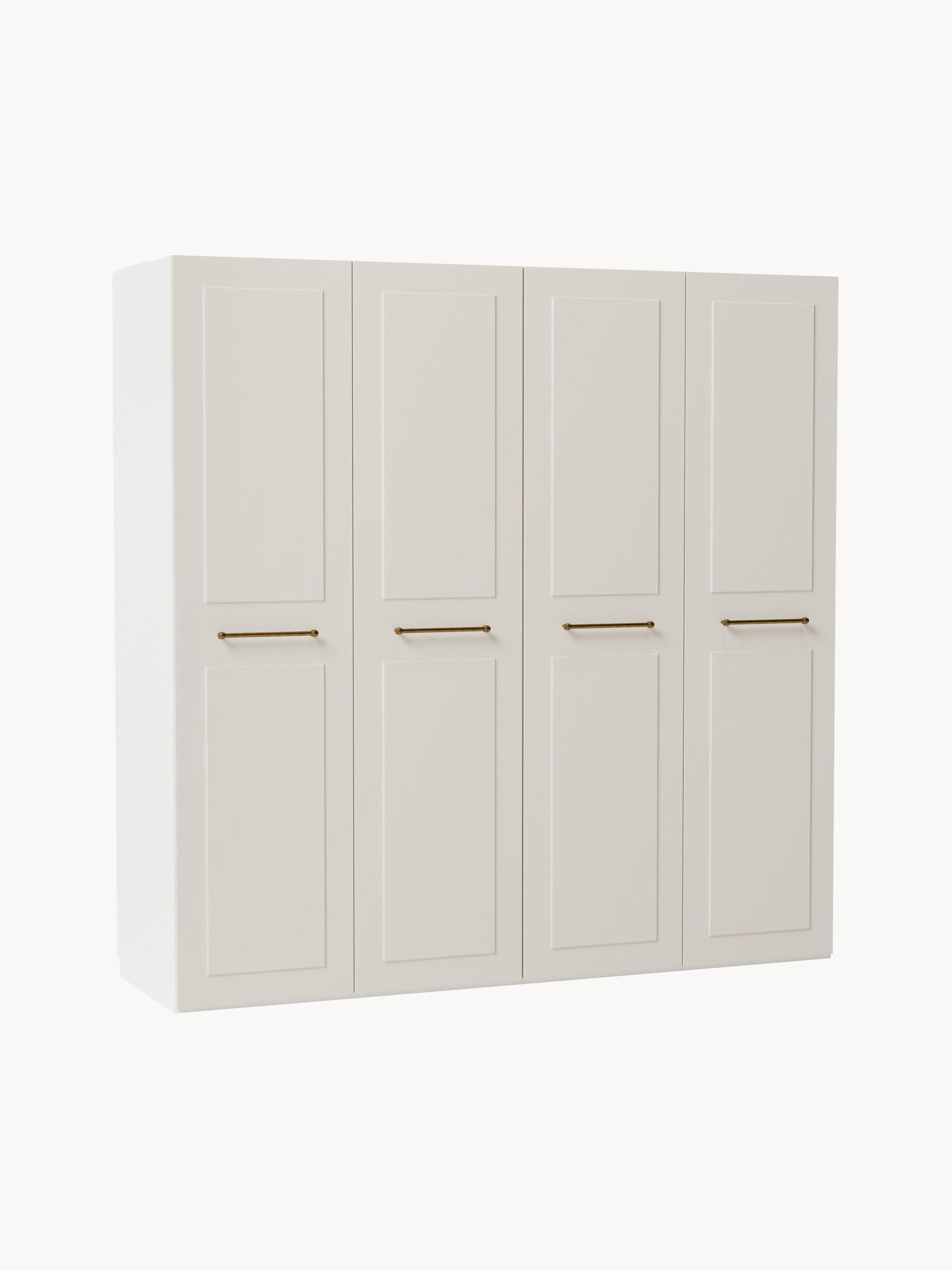 Charlmaven Modular Hinged-Door Wardrobe, 200 cm Wide, in Various Sizes