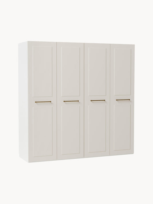 Charlmaven Modular Hinged-Door Wardrobe, 200 cm Wide, in Various Sizes