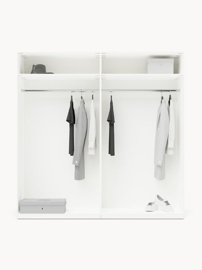 Charlmaven Modular Hinged-Door Wardrobe, 200 cm Wide, in Various Sizes