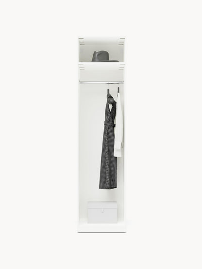 Charlmaven Modular Hinged-Door Wardrobe, 50 cm Wide, in Various Sizes
