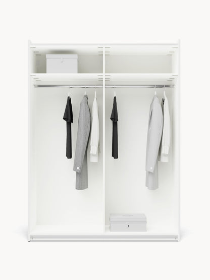 Charlmaven Modular Sliding-Door Wardrobe, 150 cm Wide, in Various Sizes