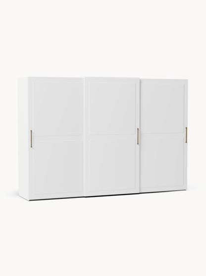 Charlmaven Modular Sliding-Door Wardrobe, 300 cm Wide, in Various Sizes