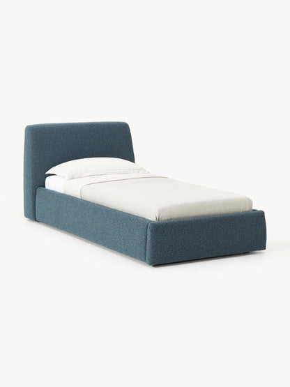 Clonwyth Single Bed in Bouclé with Storage