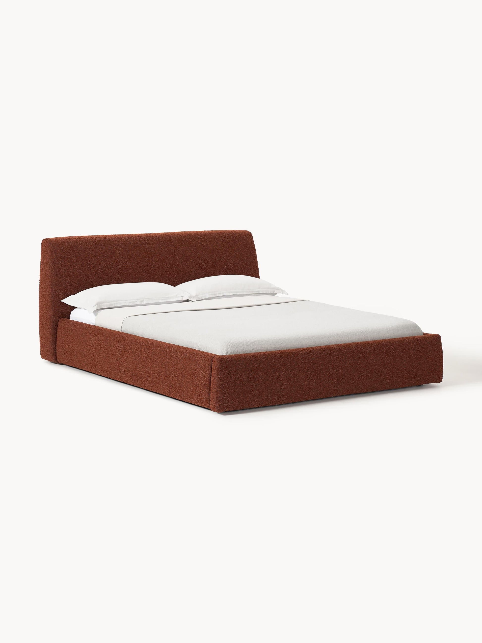 Clonwyth Upholstered Bouclé Bed with Storage