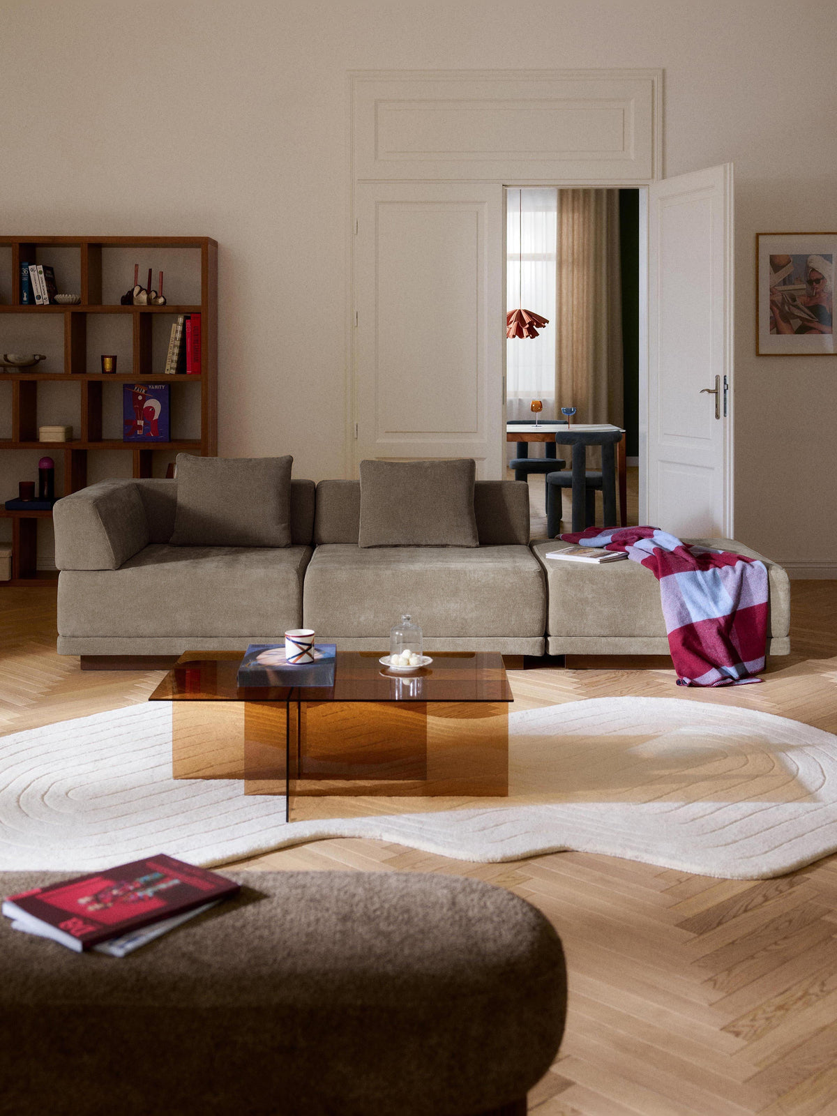 Colmairis Modular 4-Seater Sofa with Ottoman