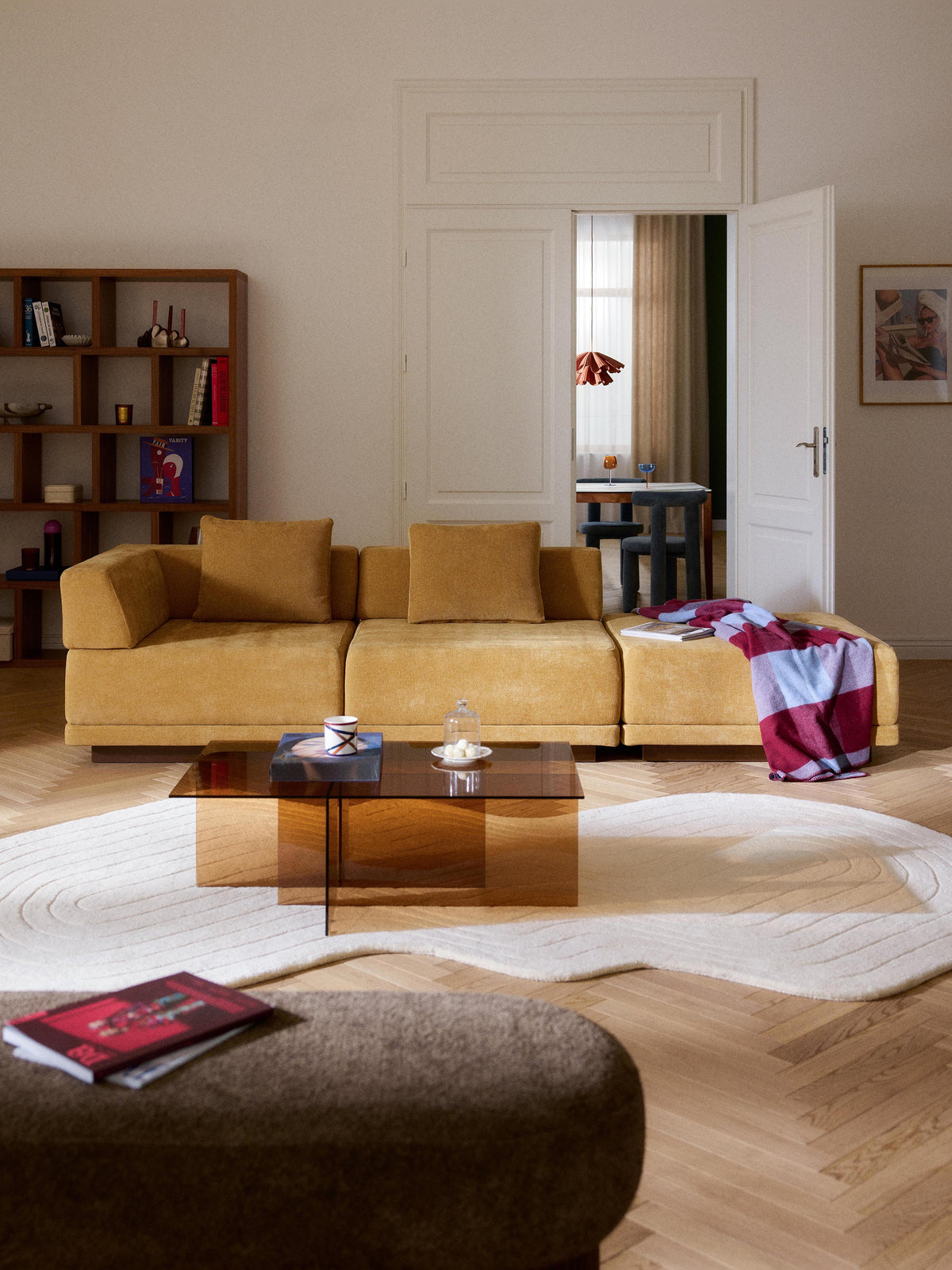 Colmairis Modular 4-Seater Sofa with Ottoman