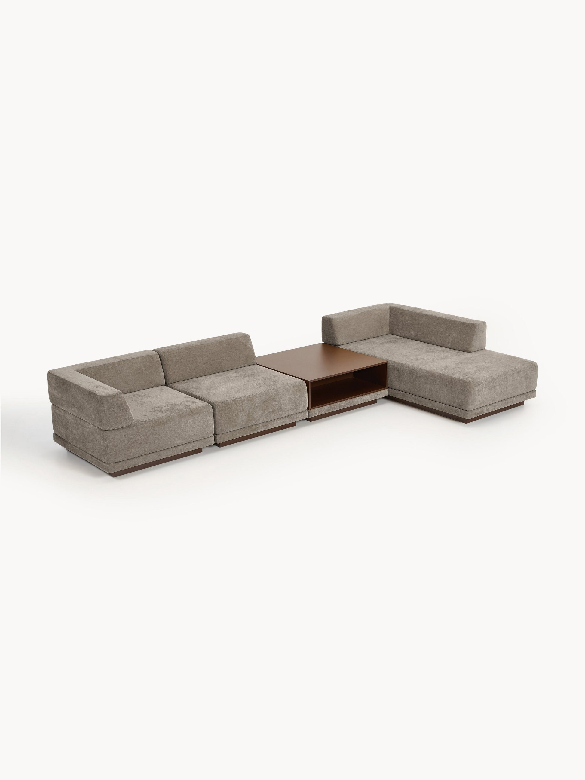 Colmairis Modular Corner Sofa (4-Seater) with Coffee Table