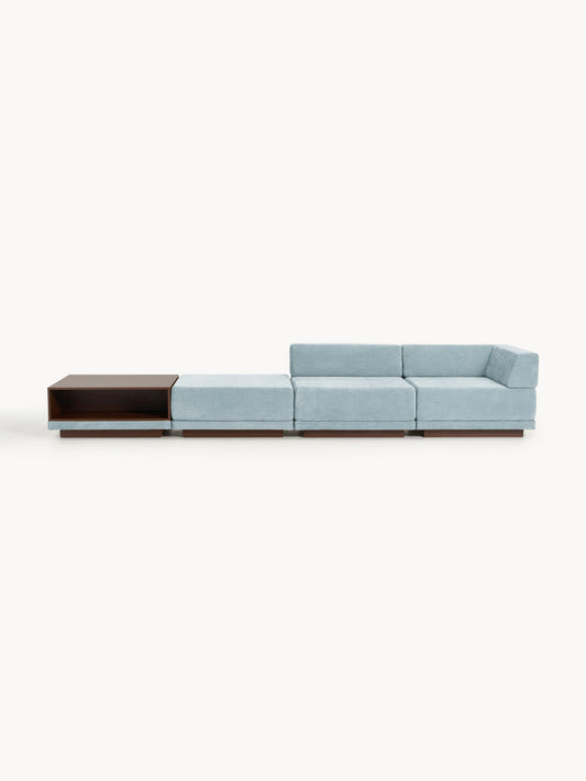 Colmairis Modular Sofa (4-Seater) with Coffee Table & Ottoman