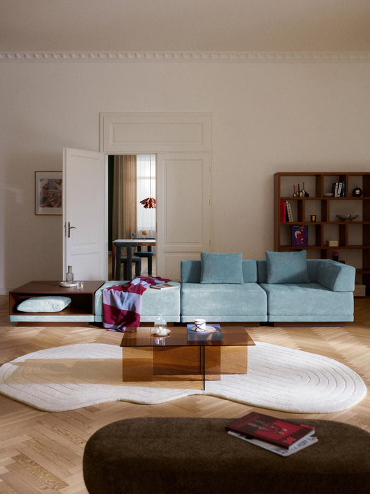 Colmairis Modular Sofa (4-Seater) with Coffee Table & Ottoman
