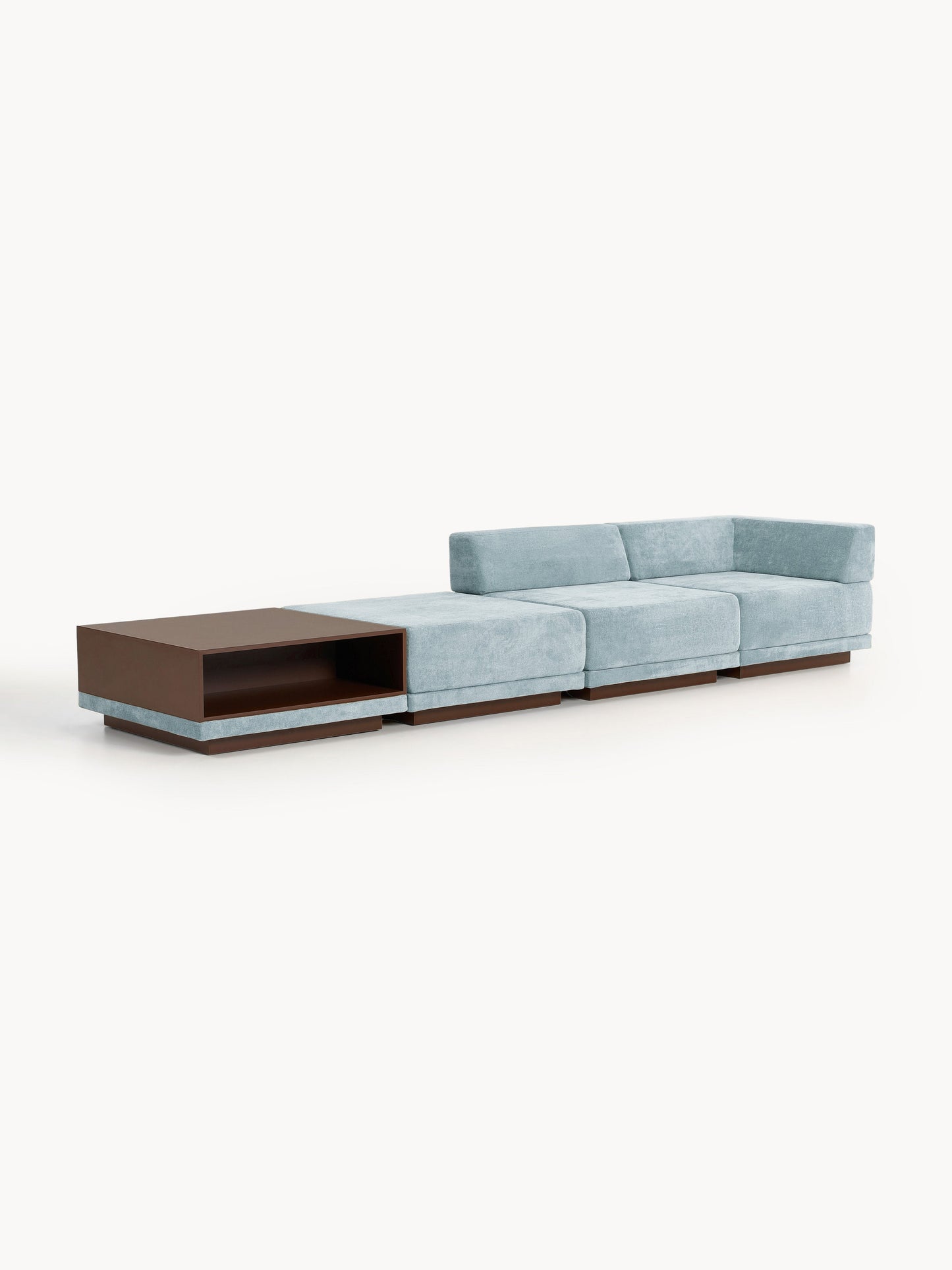 Colmairis Modular Sofa (4-Seater) with Coffee Table & Ottoman