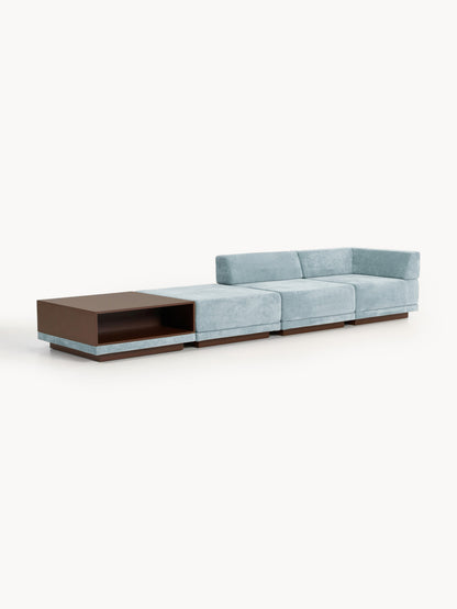 Colmairis Modular Sofa (4-Seater) with Coffee Table & Ottoman