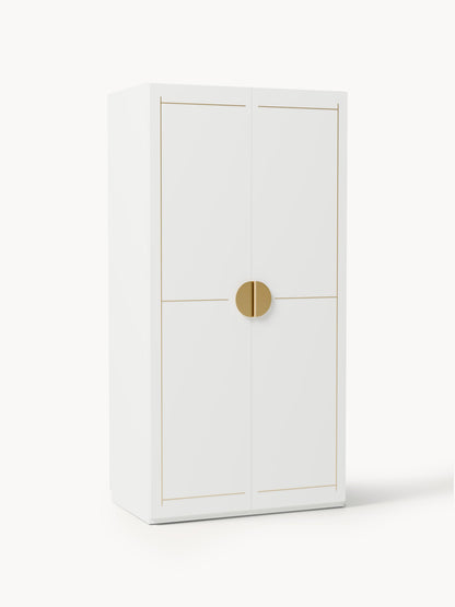 Denlaith Modular Hinged-Door Wardrobe, 100 cm Wide, in Various Sizes