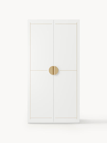 Denlaith Modular Hinged-Door Wardrobe, 100 cm Wide, in Various Sizes