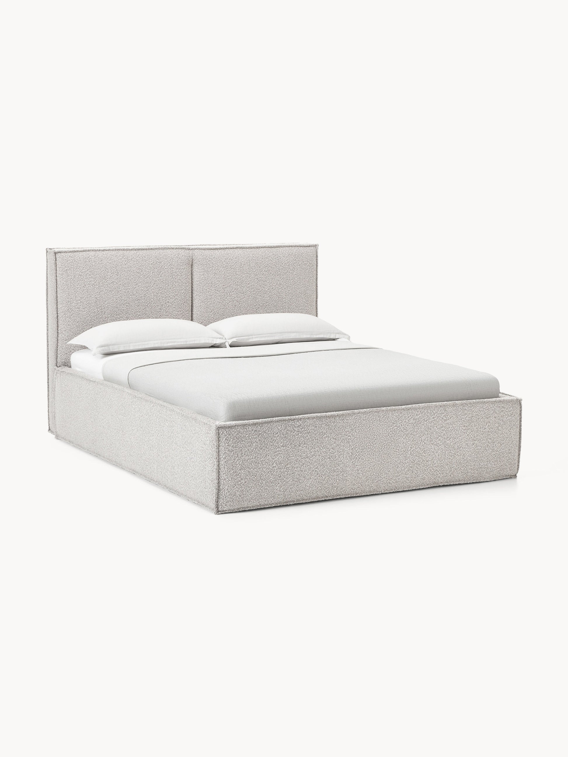 Drenmair Bouclé Upholstered Bed