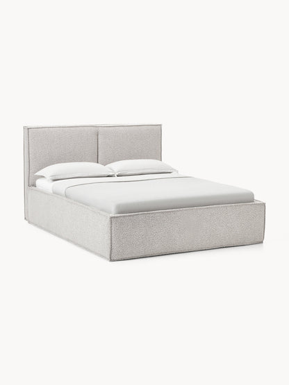 Drenmair Bouclé Upholstered Bed