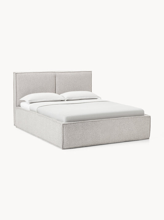 Drenmair Bouclé Upholstered Bed