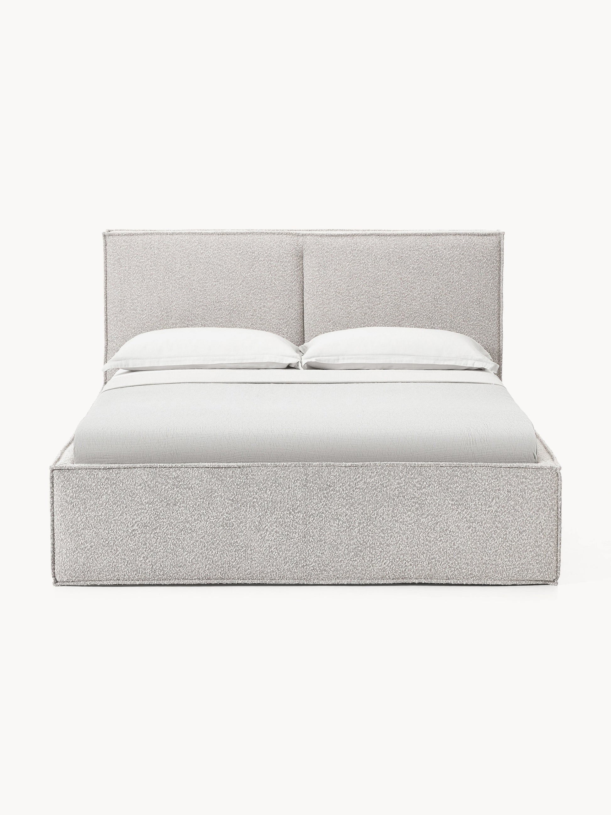 Drenmair Bouclé Upholstered Bed