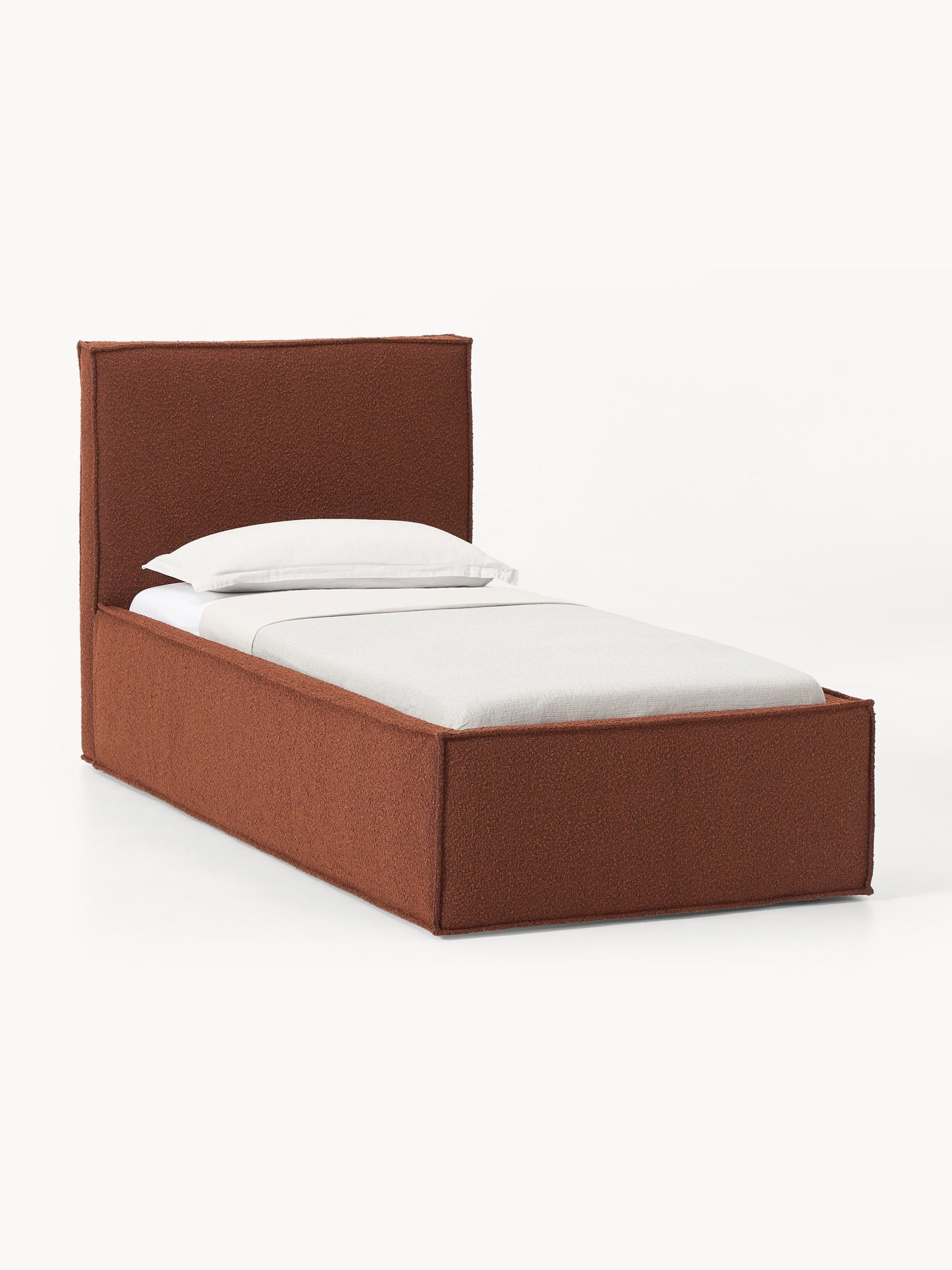 Drenmair Single Bed in Bouclé