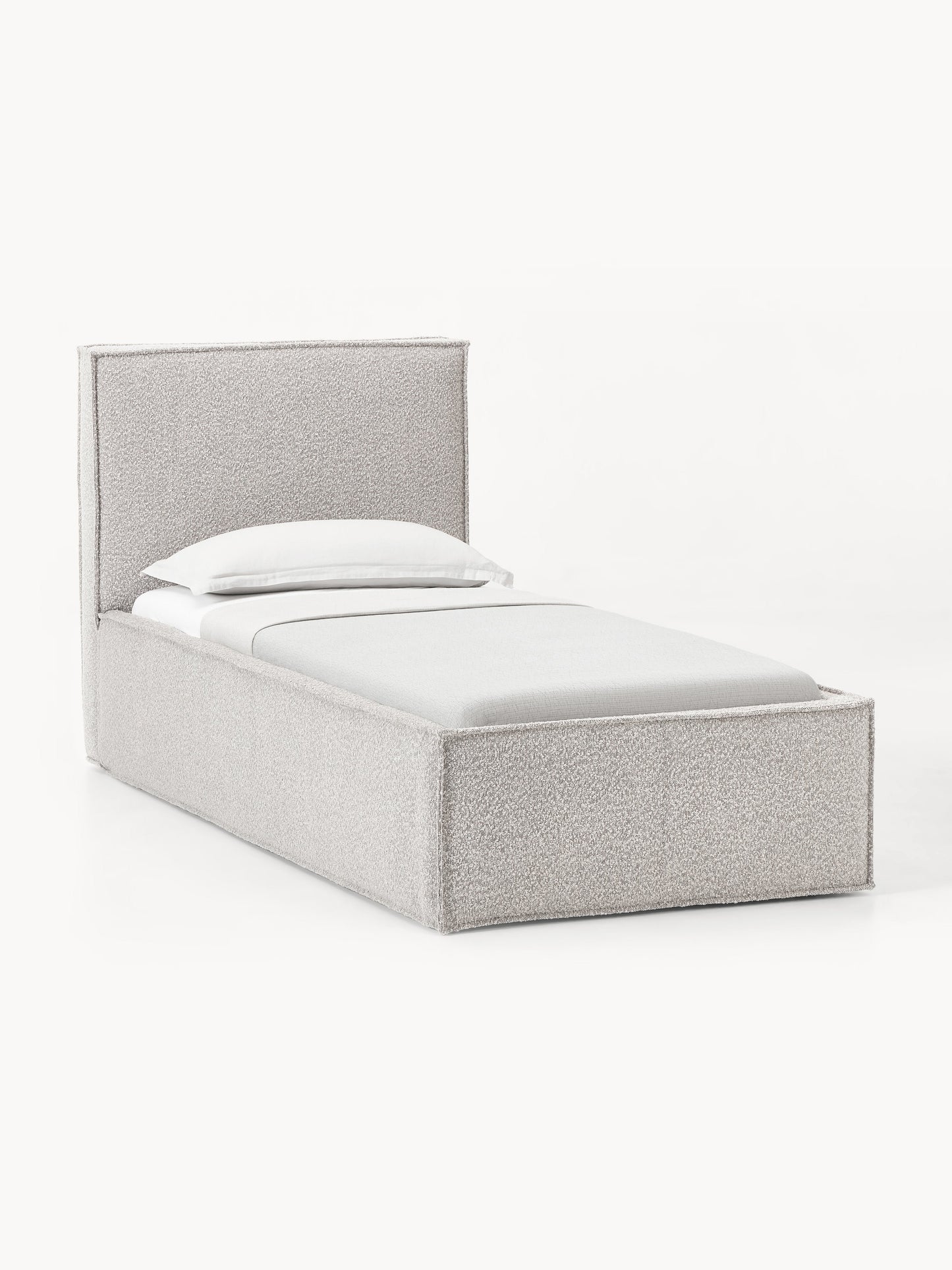 Drenmair Single Bed in Bouclé