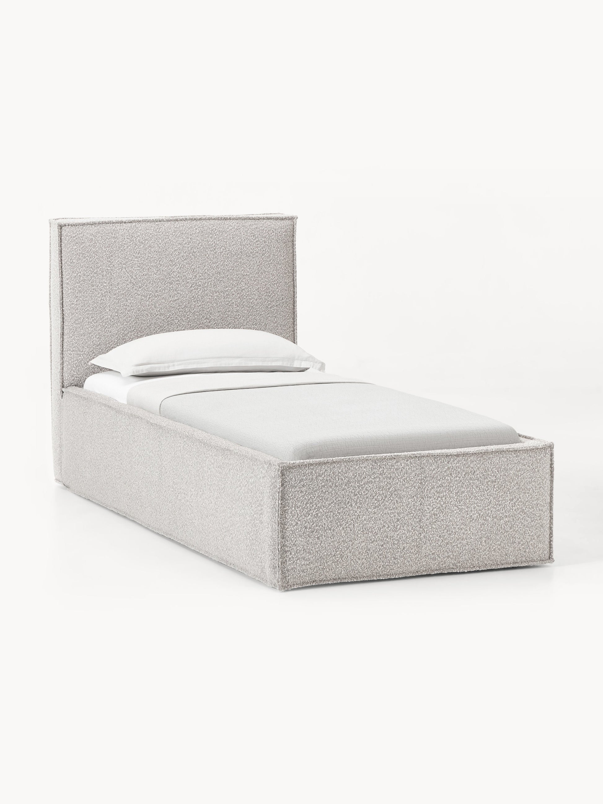 Drenmair Single Bed in Bouclé