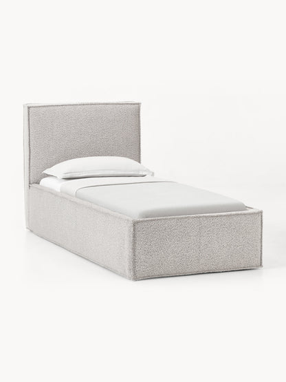 Drenmair Single Bed in Bouclé