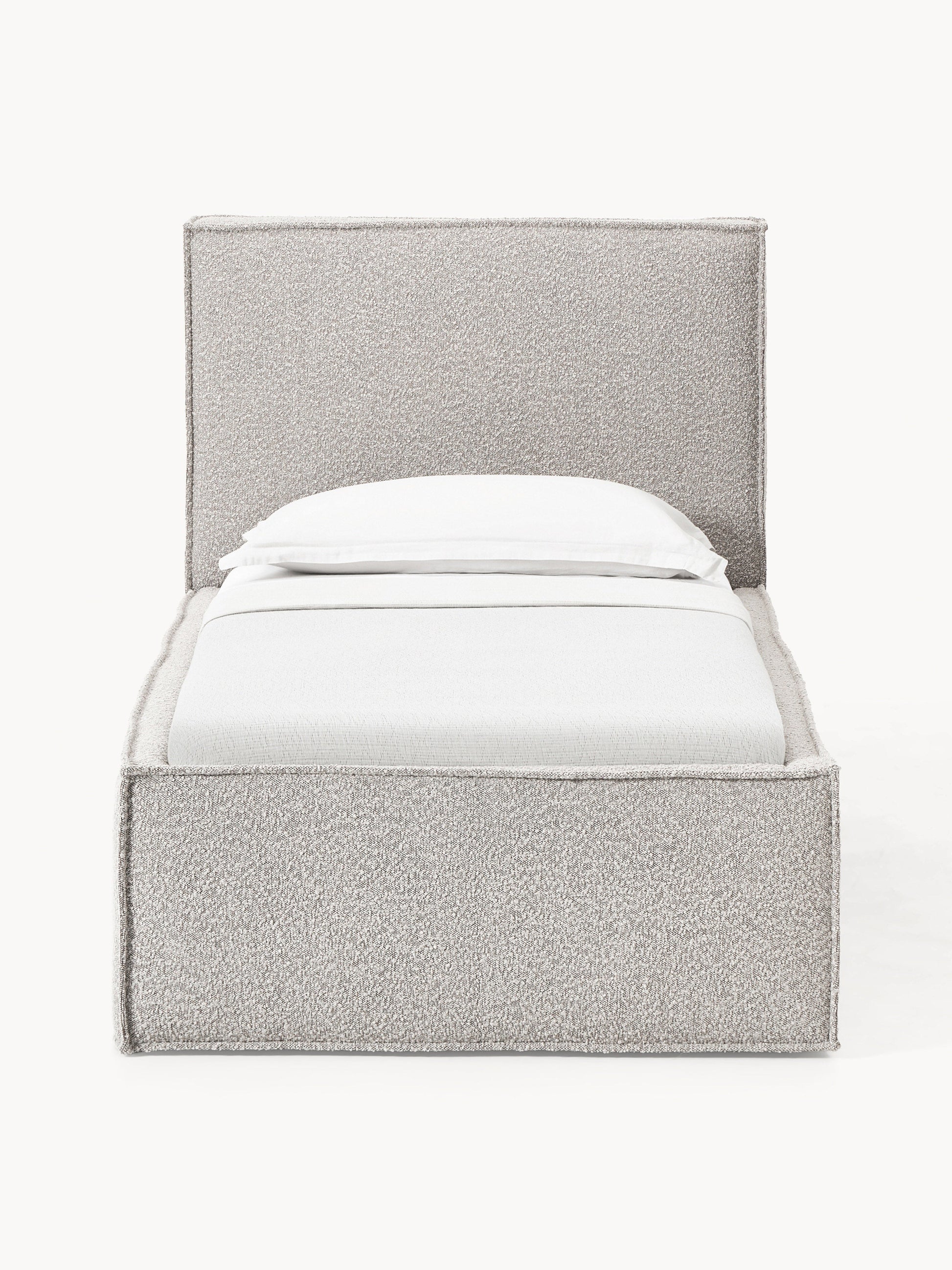 Drenmair Single Bed in Bouclé