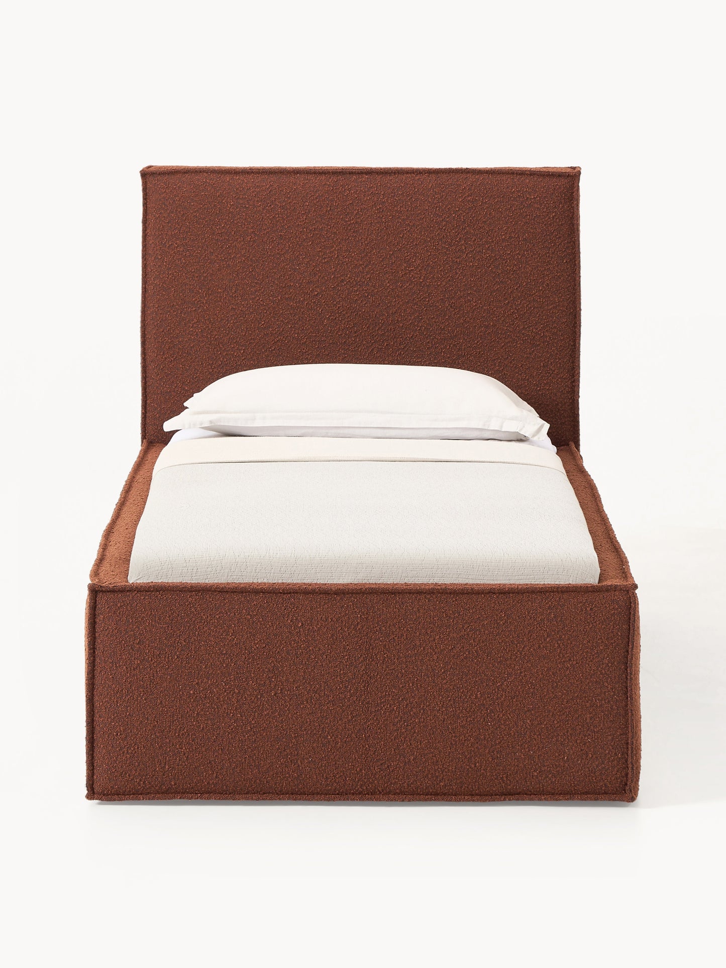 Drenmair Single Bed in Bouclé