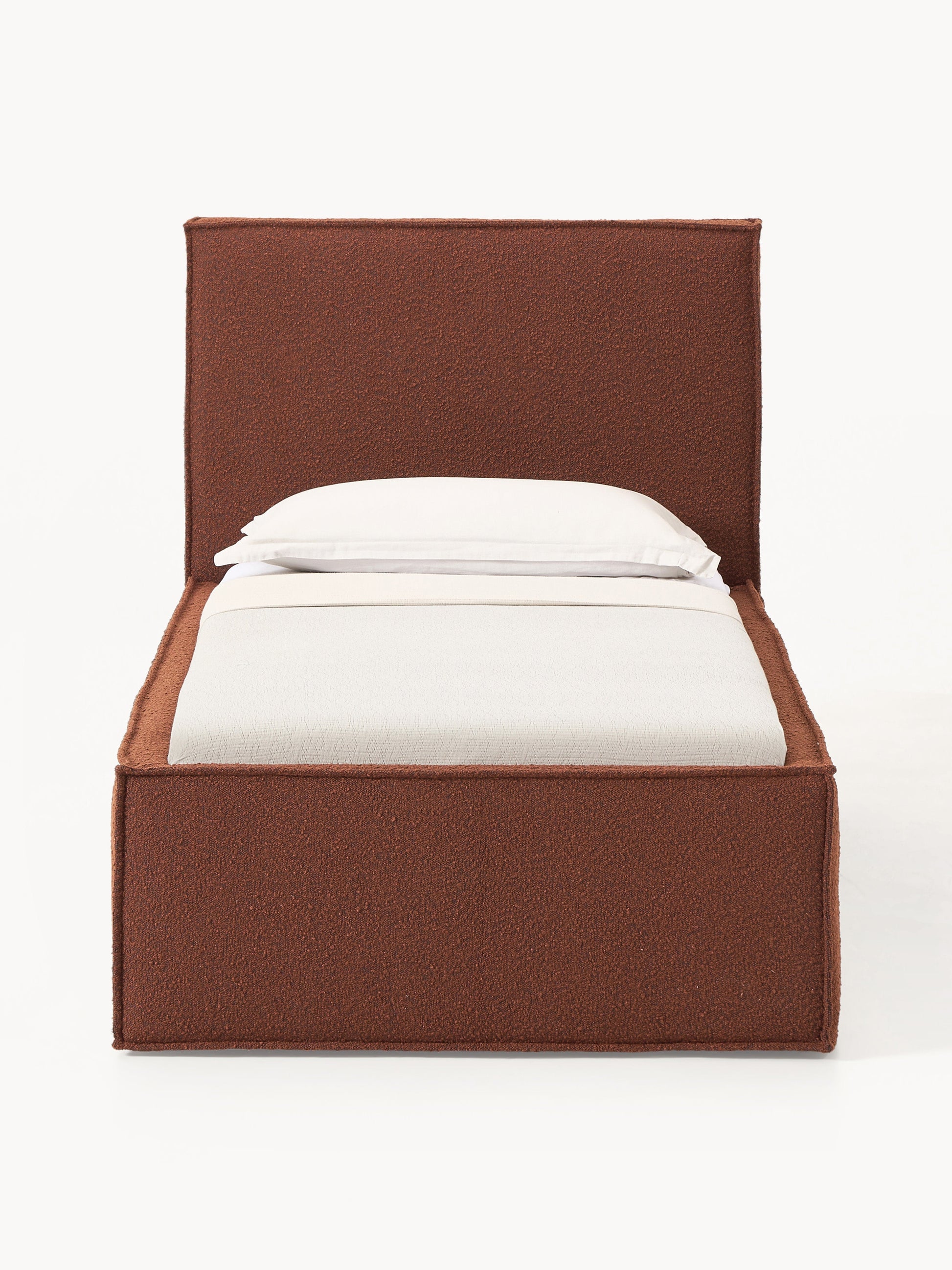 Drenmair Single Bed in Bouclé