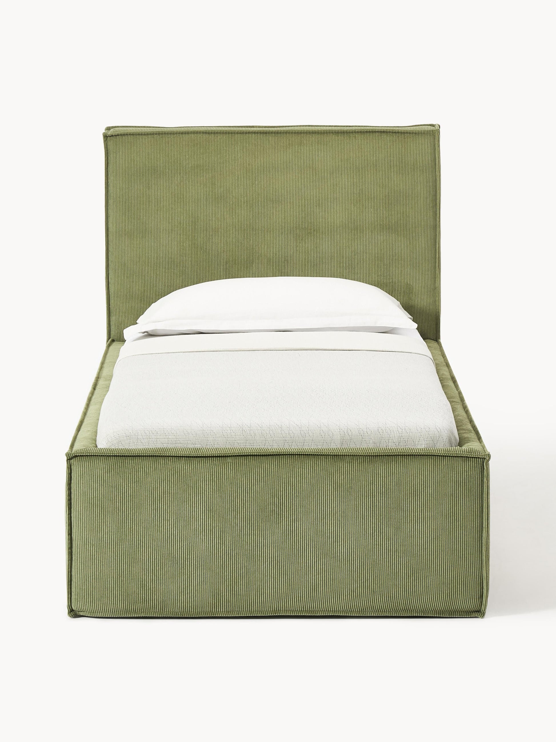 Drenmair Single Bed in Corduroy