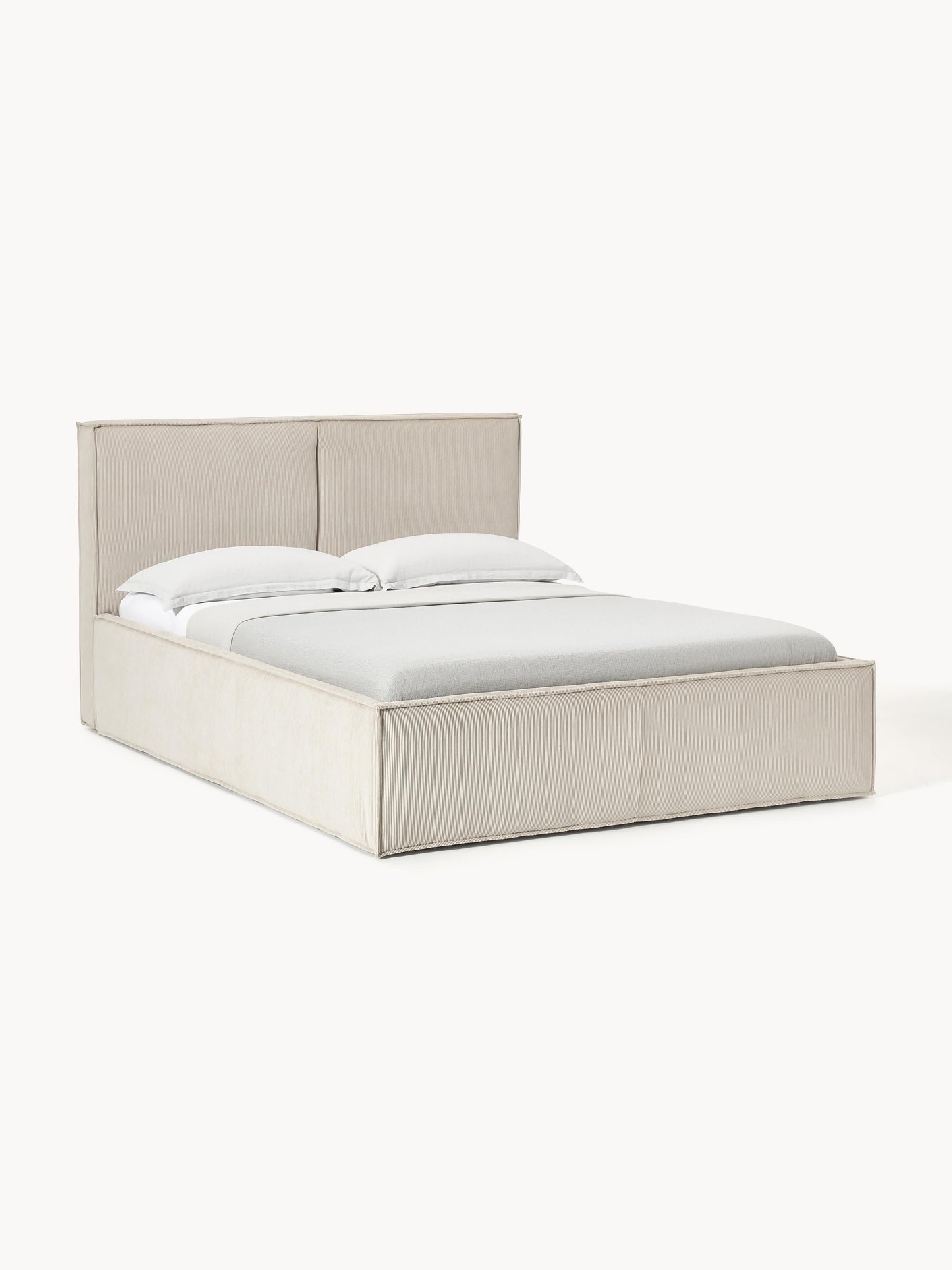 Drenmair Upholstered Bed in Corduroy