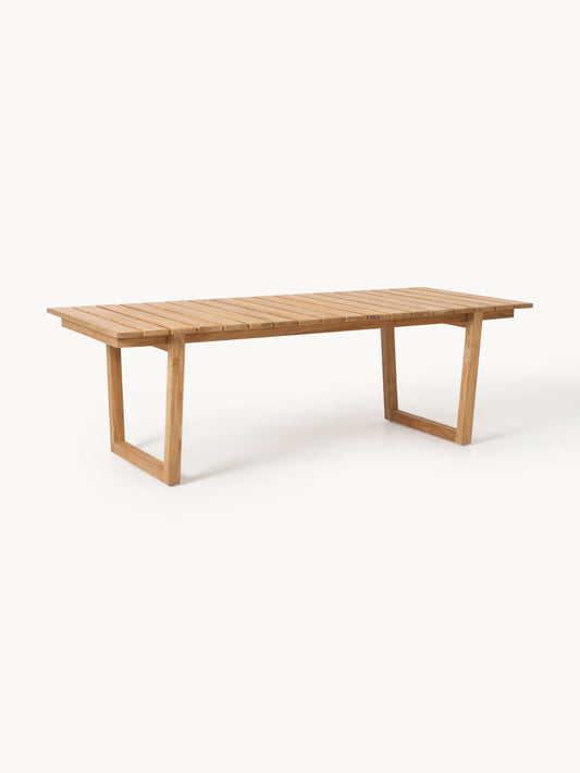 Eikvaris Teak Wood Garden Table, 229 x 100 cm