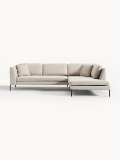 Emmravel Corner Sofa with Metal Legs