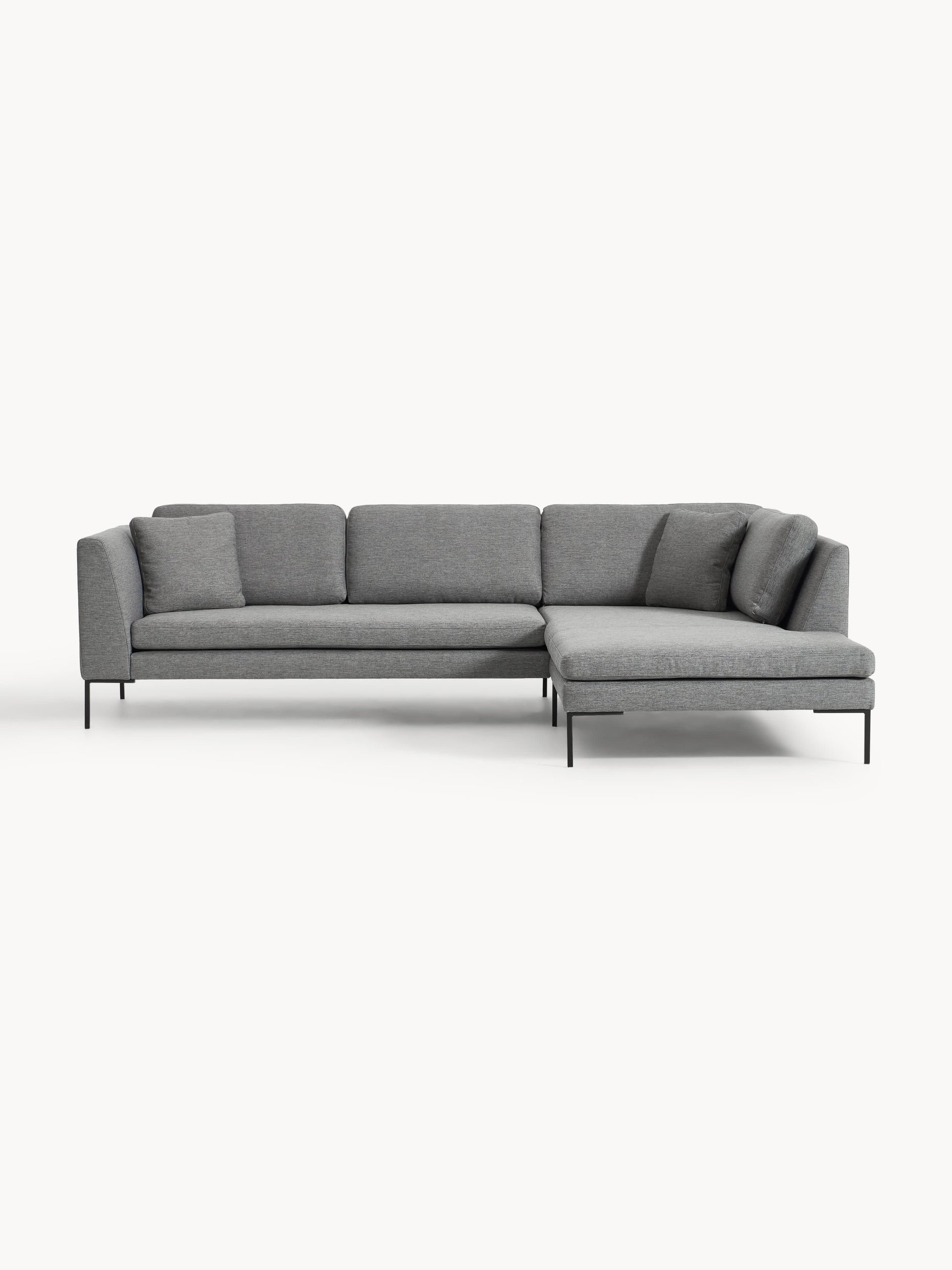 Emmravel Corner Sofa with Metal Legs