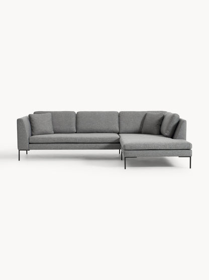 Emmravel Corner Sofa with Metal Legs