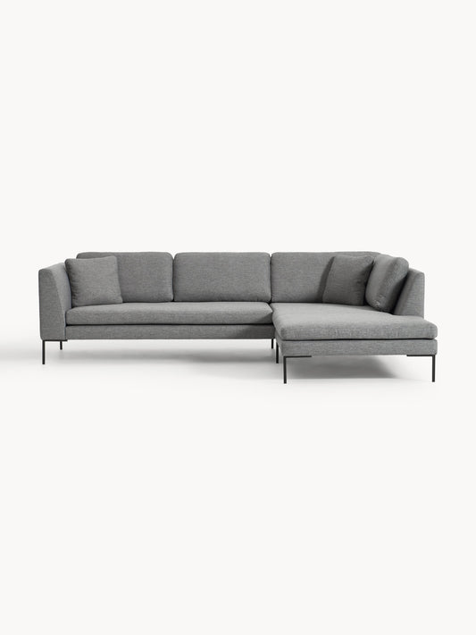 Emmravel Corner Sofa with Metal Legs