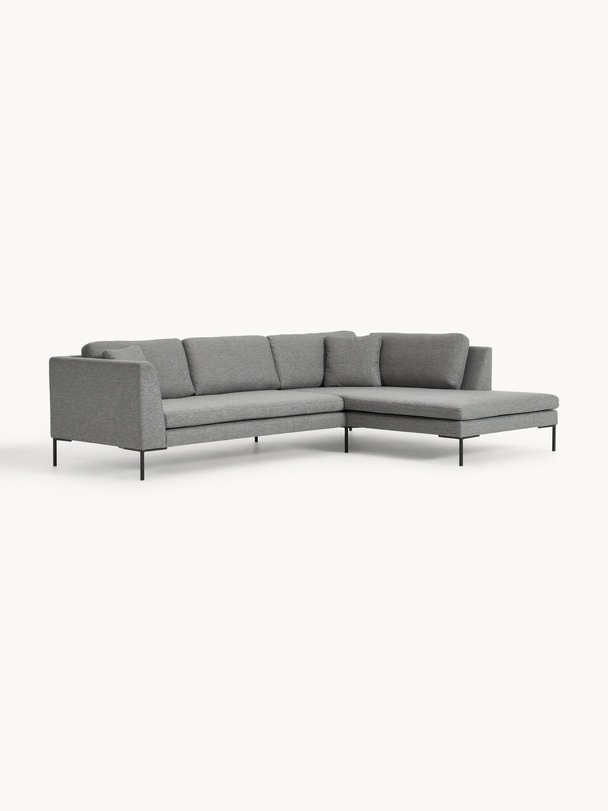 Emmravel Corner Sofa with Metal Legs