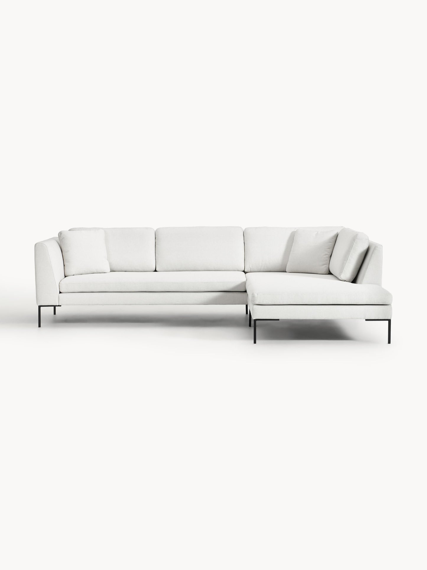 Emmravel Corner Sofa with Metal Legs