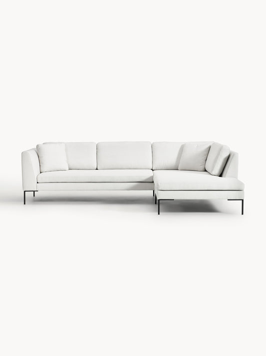 Emmravel Corner Sofa with Metal Legs