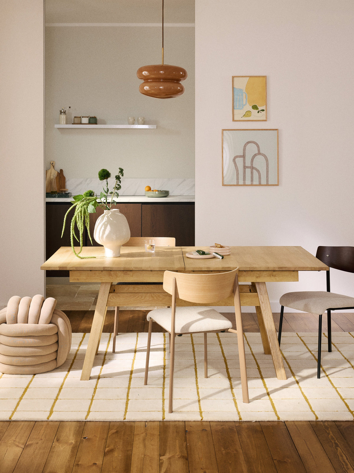 Ethlorne Dining Table, Extendable, 180 - 220 x 100 cm
