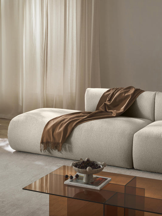 Fionwara Chaise Module in Bouclé